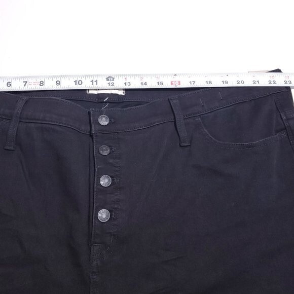 Madewell Petite 10" High-Rise Roadtripper Black Jeggings 37P - Picture 7 of 14